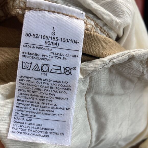 Gap Men’s Slim Leg Cargo Jogger- Elasticized Waist- Fuller Through The Thigh - Picture 8 of 16